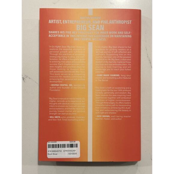 SIGNED Go Higher by Big Sean, Autographed, new, platinum artist, Finally Famous - Picture 6 of 10